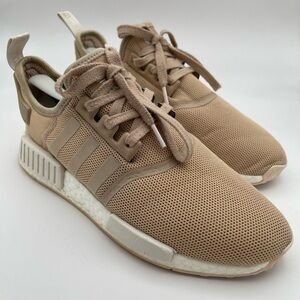 Adidas BeigeNmd R1 Mesh Sneakers
